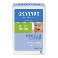 Sabonete em Barra de Glicerina Granado Bebê Lavanda 90g