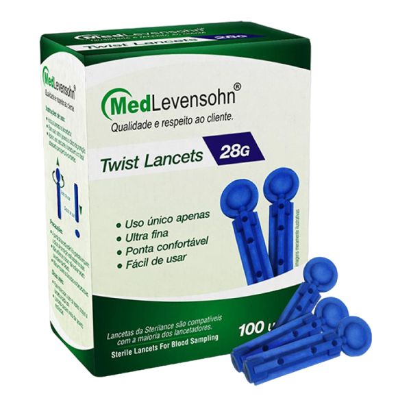 LANCETAS ORBISPHARMA TWIST LANCETS C 25UN VTC